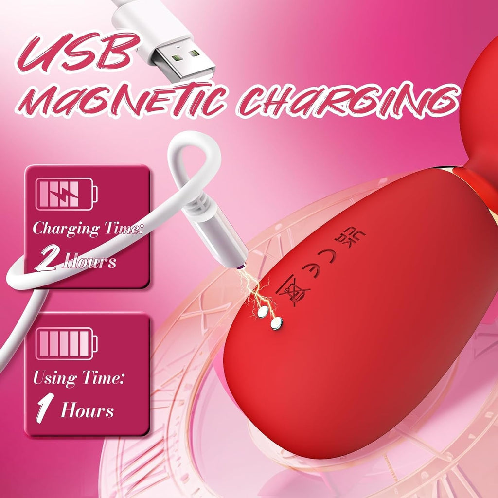 MiniGlow Compact Clitoral Vibrator Wand