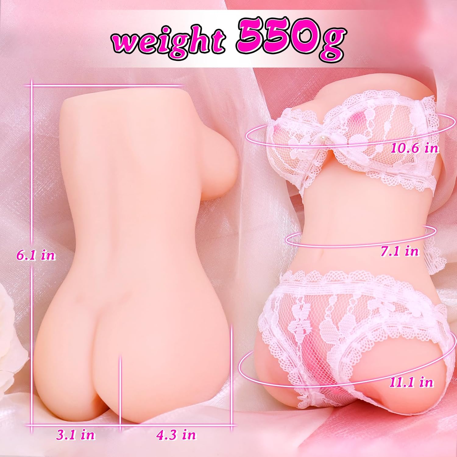 MiniLuxe 3-in-1 Pocket Pussy Doll