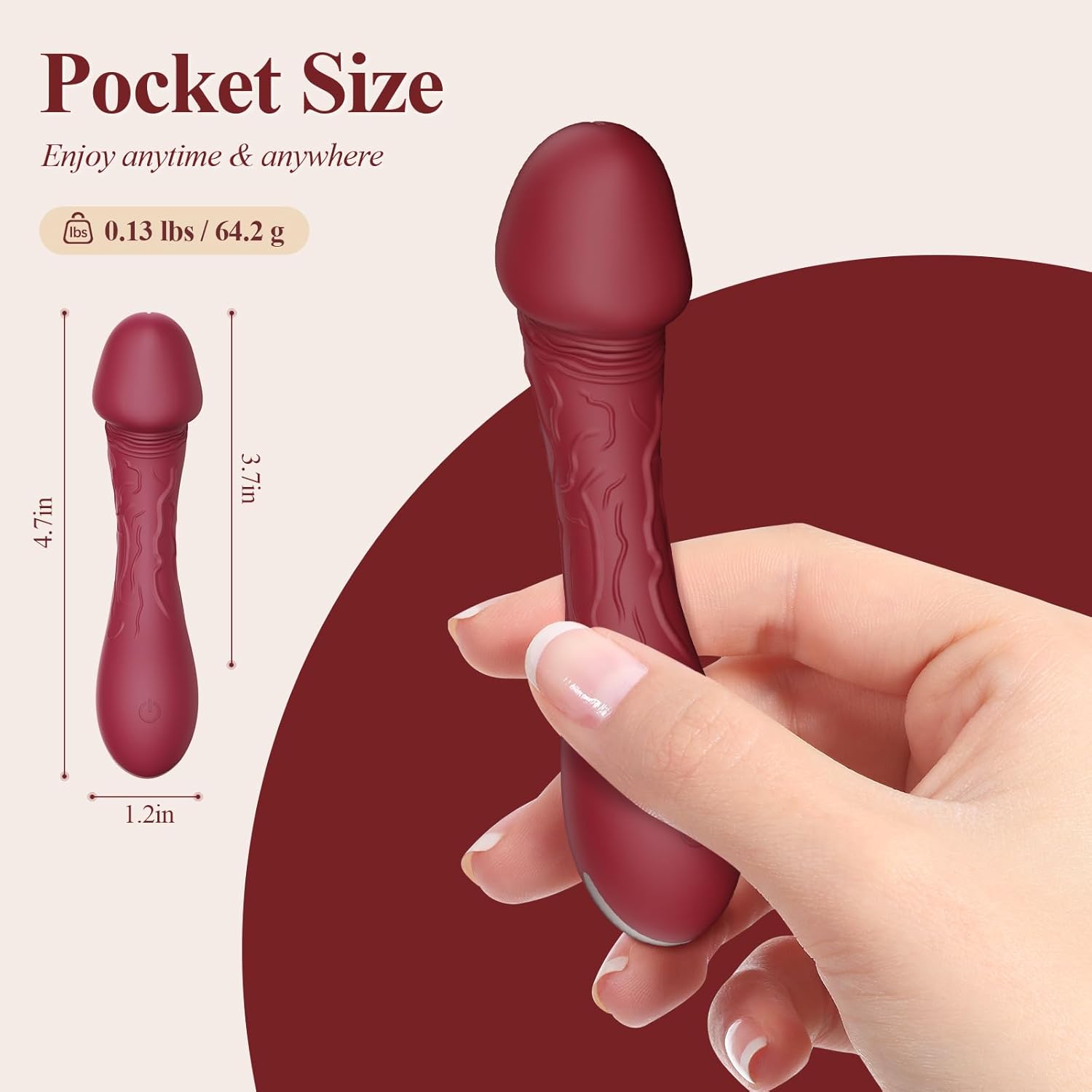 MiniMoan RealFeel Bullet Dildo Vibe