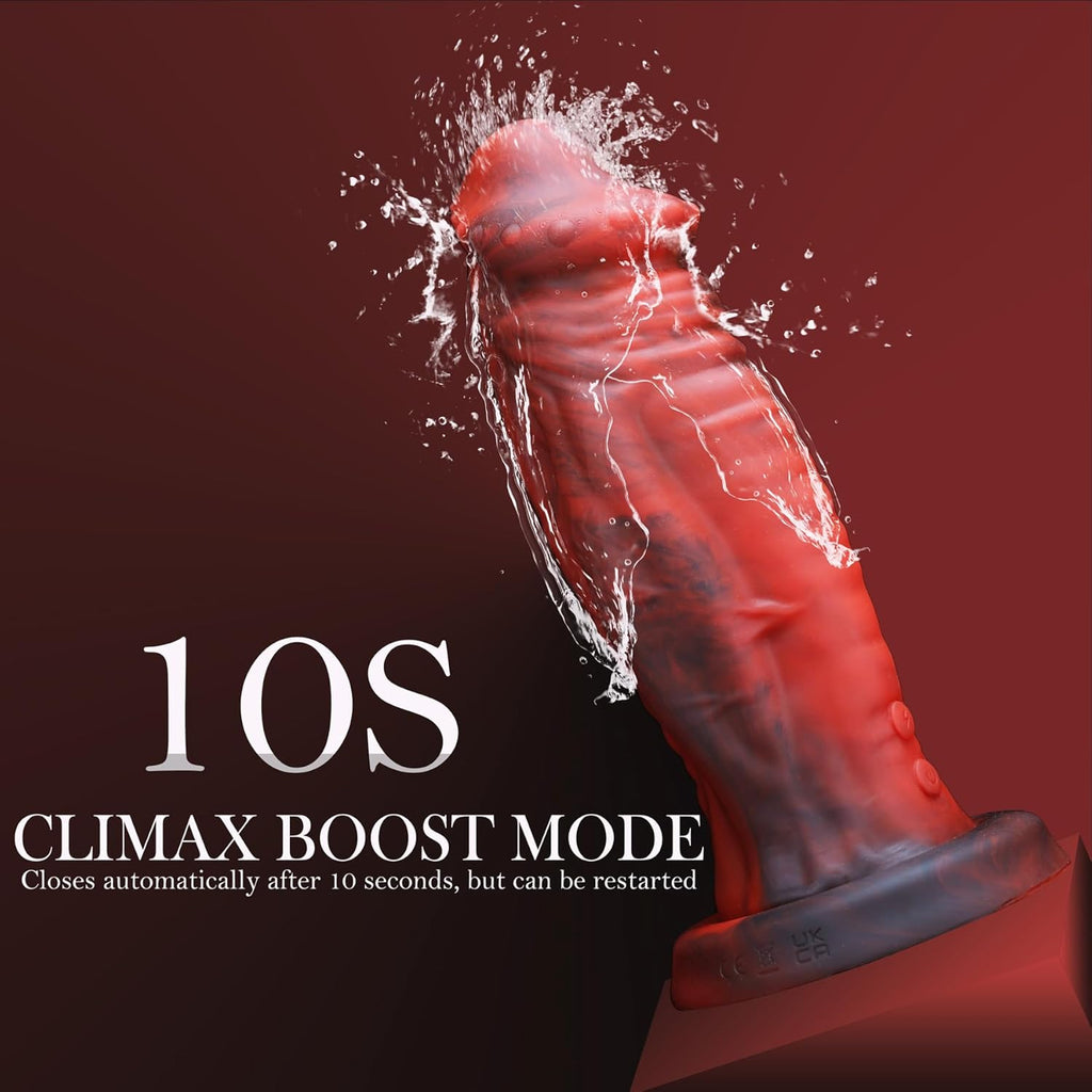 MonsterPulse 8.5" Thick Vibrator Dildo for Deep Play
