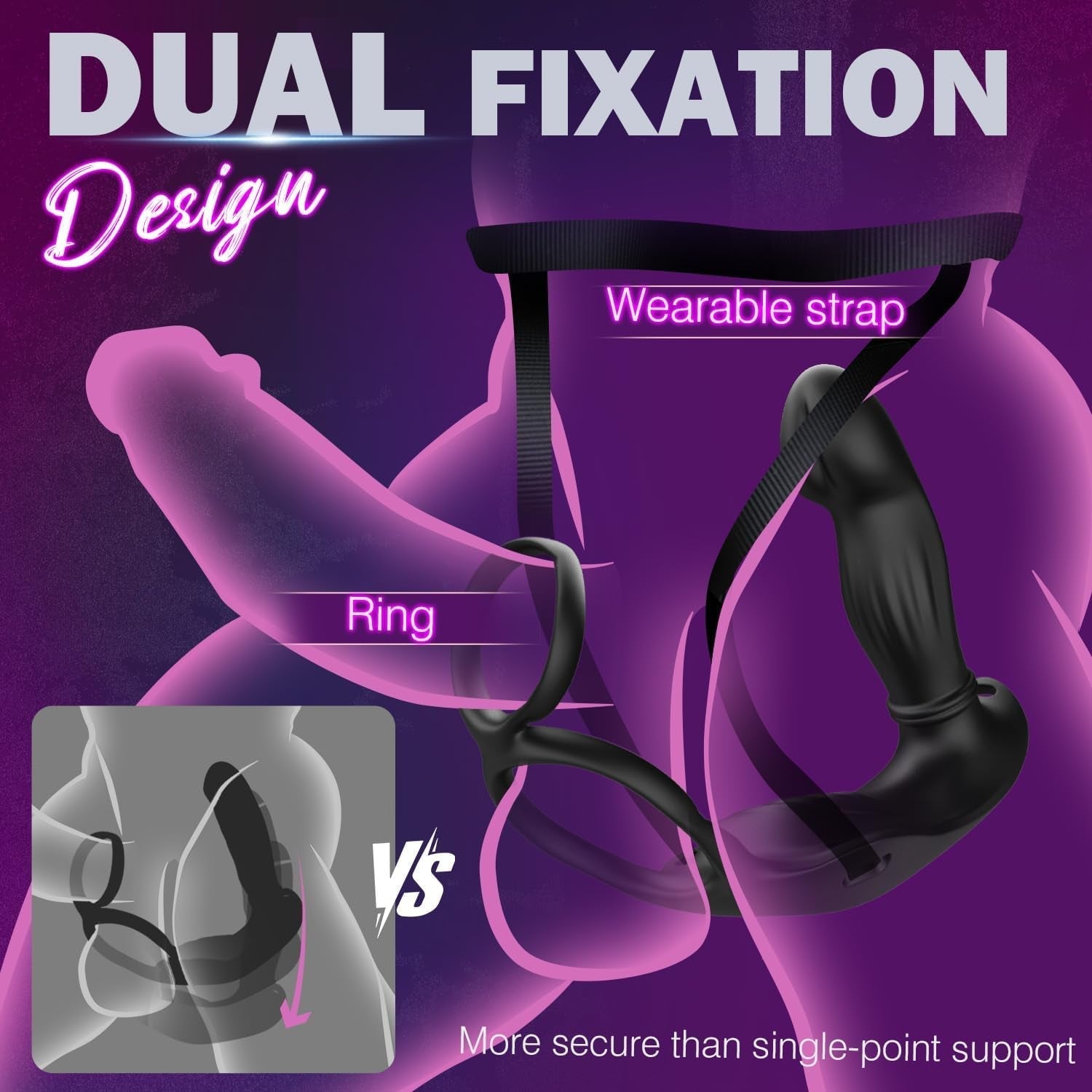 MotionGrip Wearable Prostate Massager Cock Ring