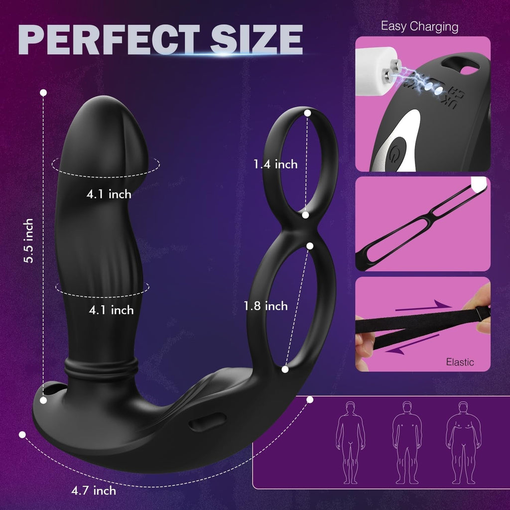 MotionGrip Wearable Prostate Massager Cock Ring