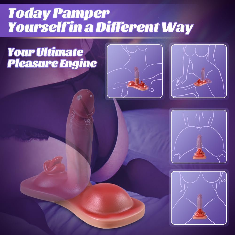 MotionThrone Ride-On Heated Thrusting Dildo Vibrator