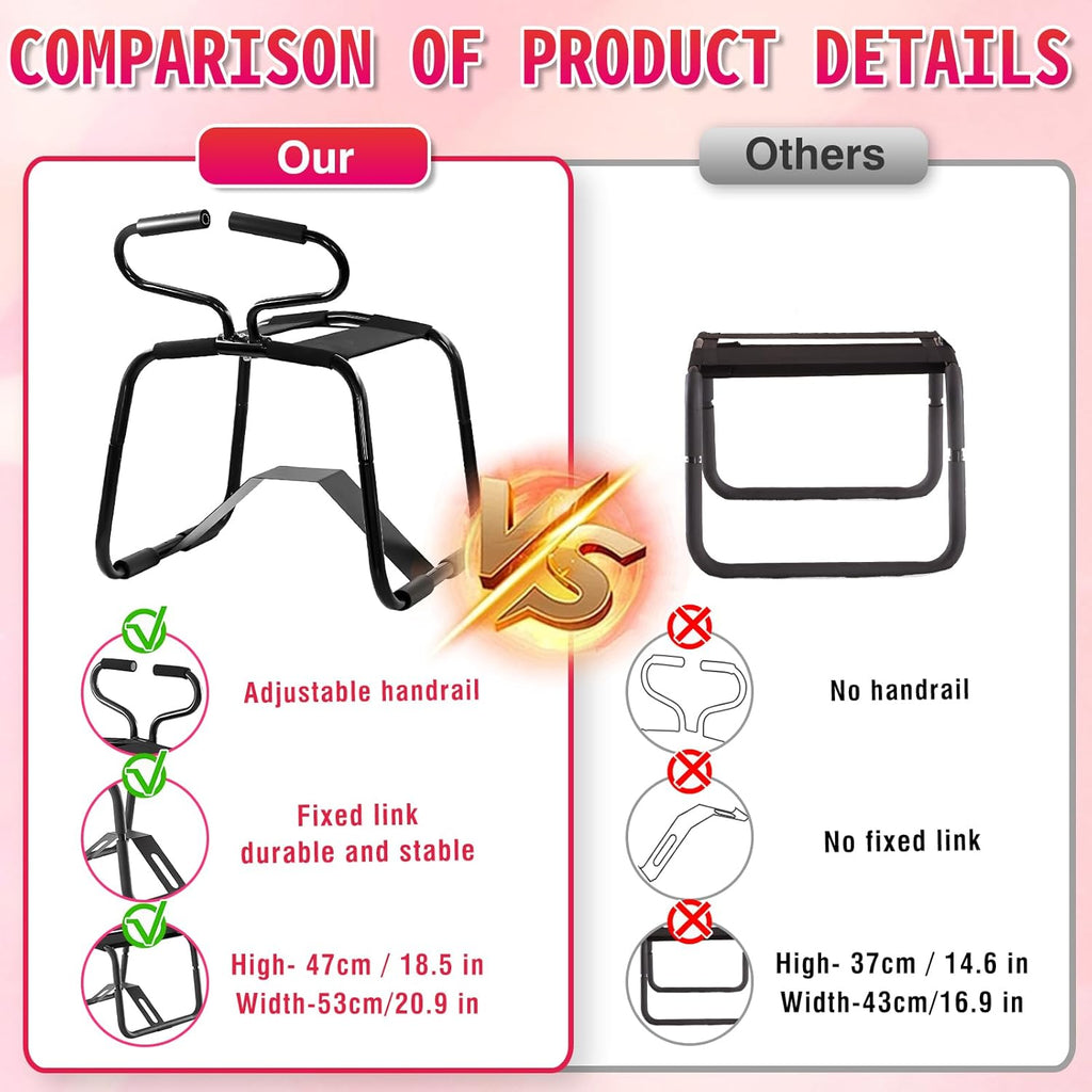 MountDeep Multifunctional Sex Chair with Handrails