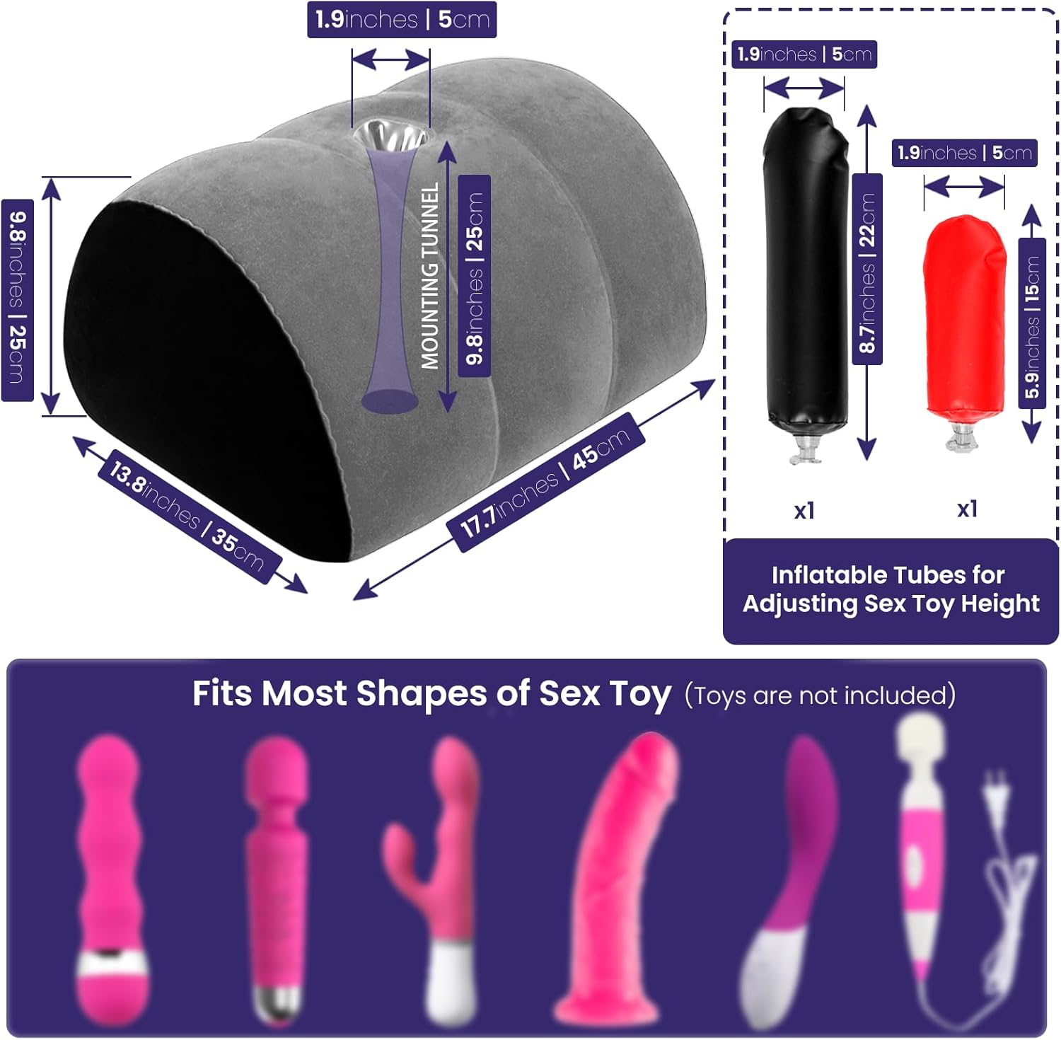 MountMate  Dildo Mount Sex Pillow