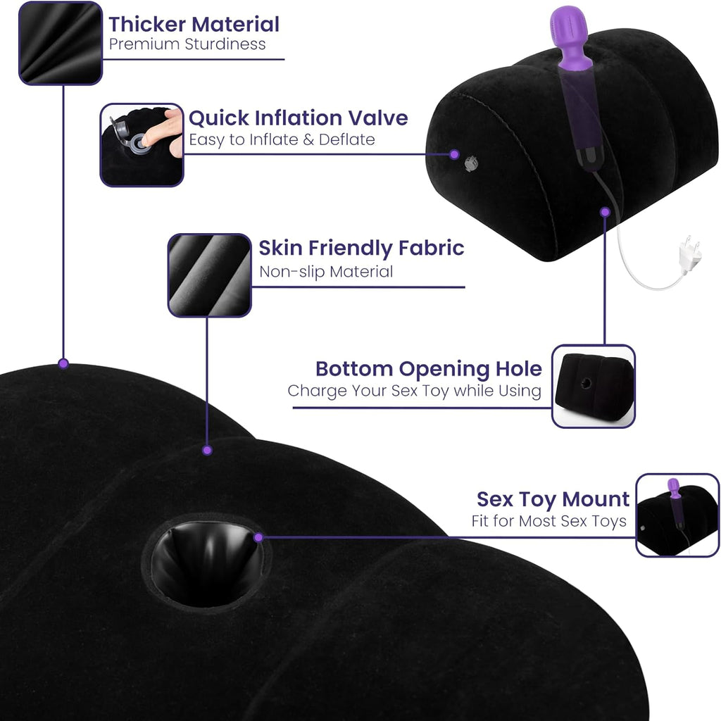 MountMuse Inflatable Dildo Pillow & Position Support