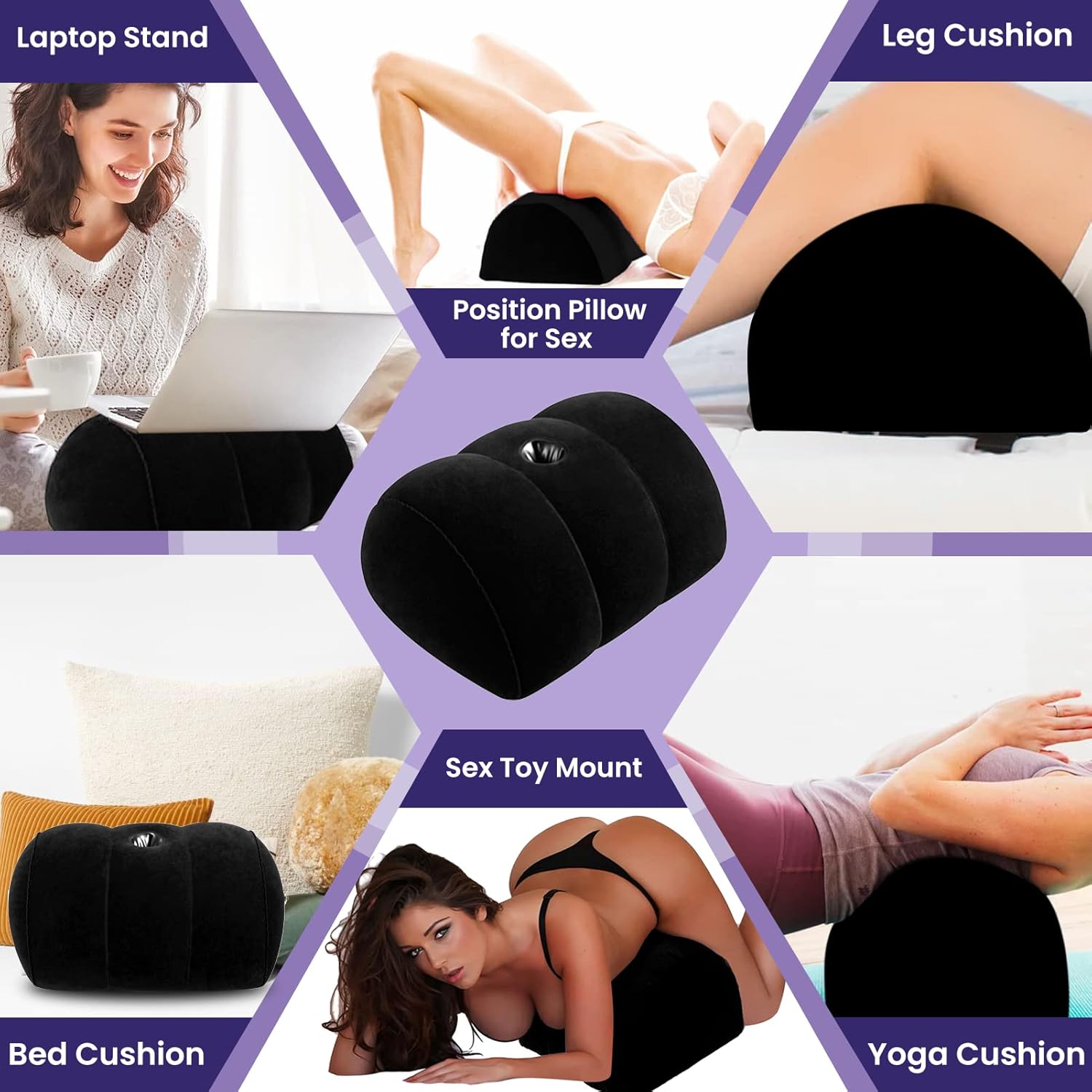 MountMuse Inflatable Dildo Pillow & Position Support