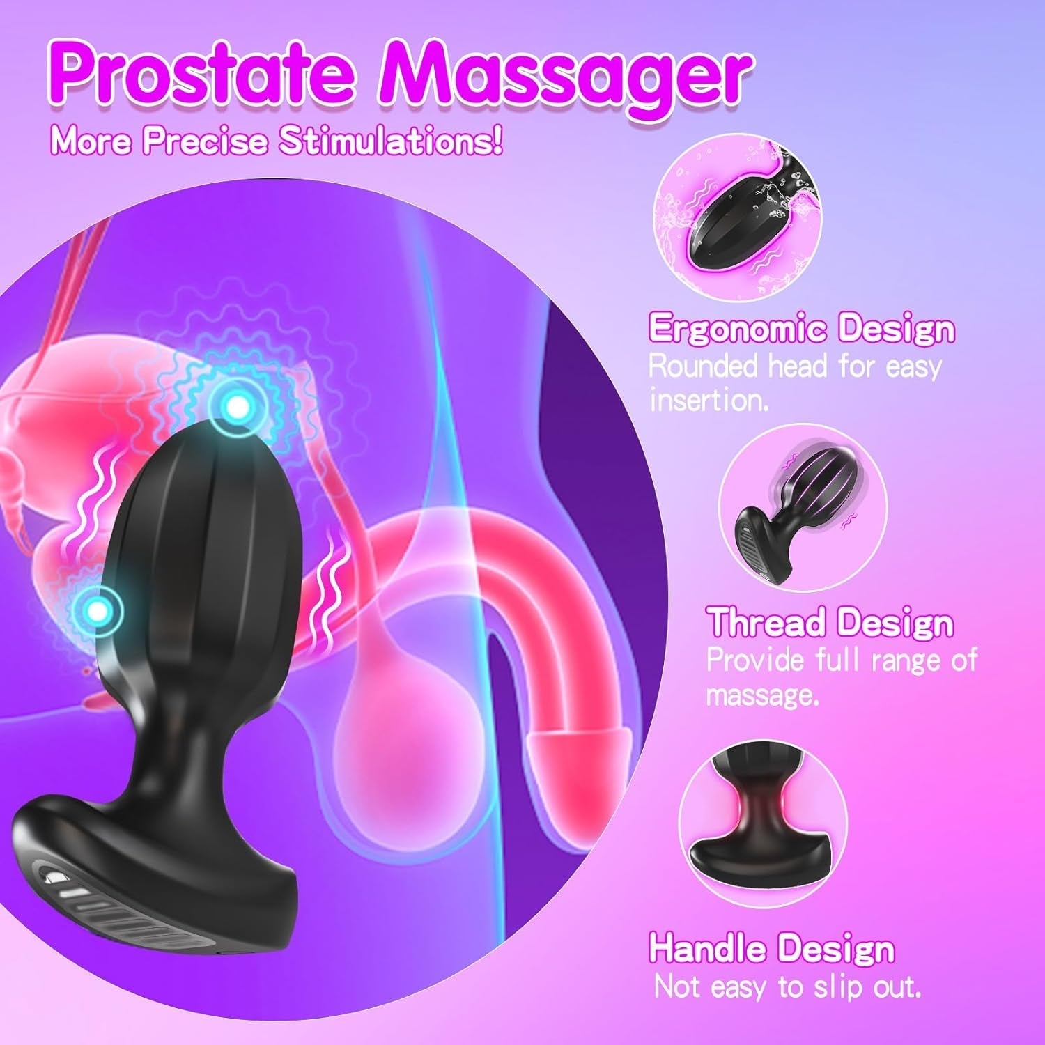 MurmurLink App-Controlled Anal Plug Vibrator