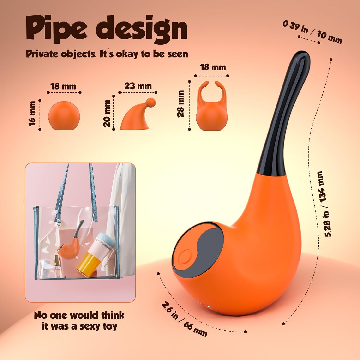 MystiVibe Taichi Pipe Clit & G-Spot Vibrator