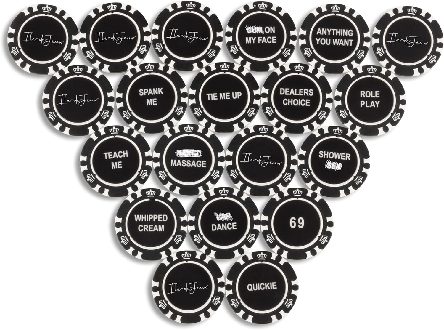 Naughty Couples Game Tokens