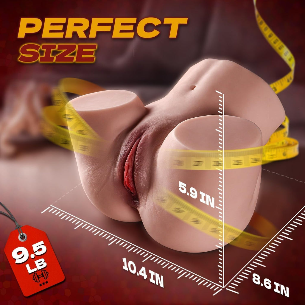NervaCurve 9.5 lbs Dual Channel Sex Doll Torso