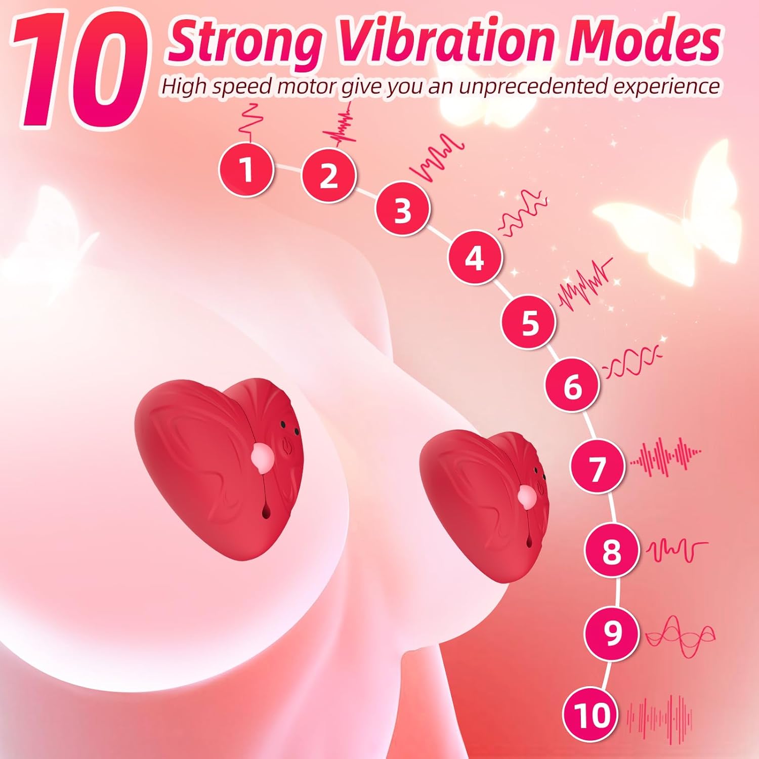 NipFlare Vibrating Butterfly Clamps