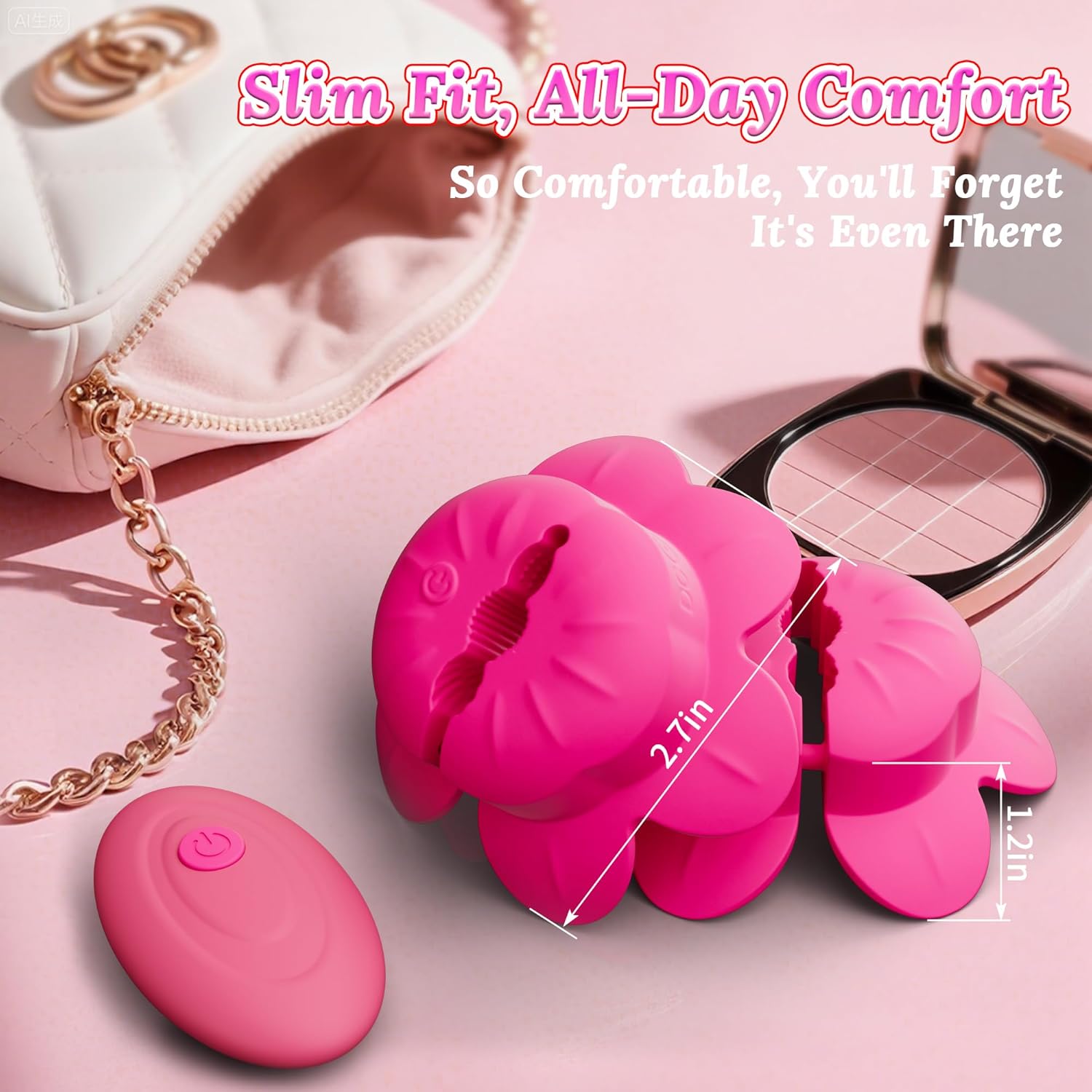 NipPetal Remote Vibrating Nipple Clamps