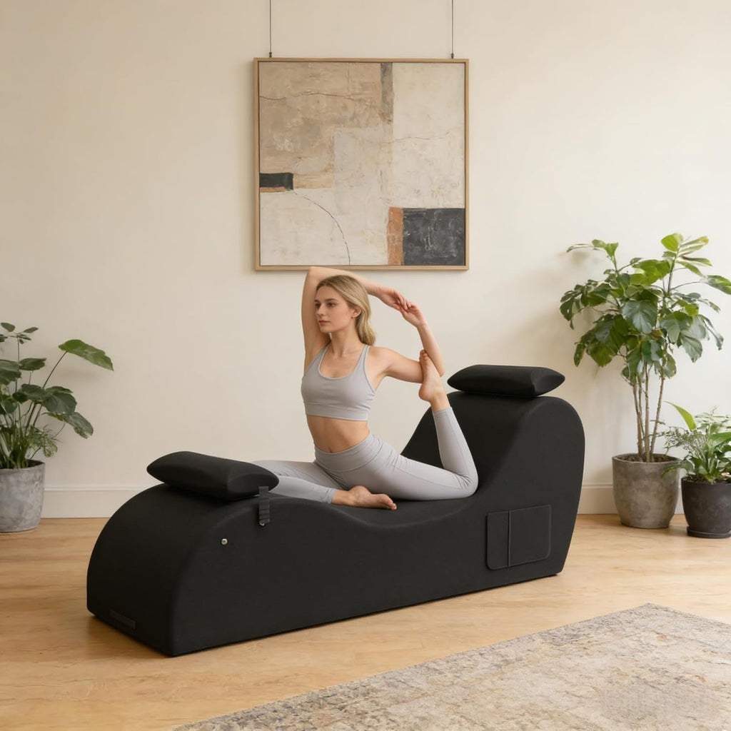 NoirArc Premium Black Sex Chaise Lounge Chair
