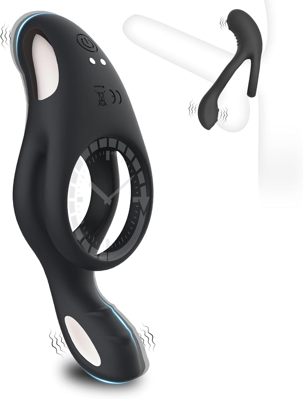 NoirClutch Vibrating Cock Ring Clit Stimulator