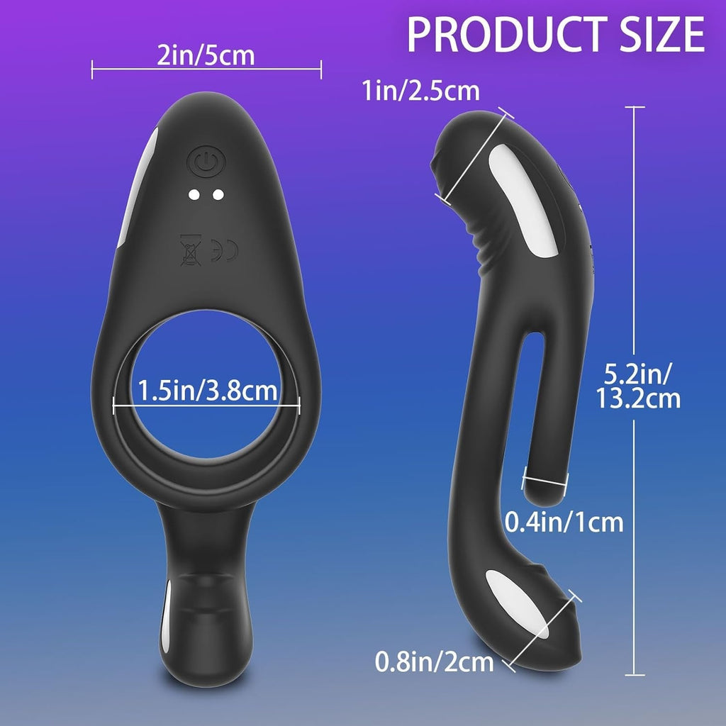 NoirClutch Vibrating Cock Ring Clit Stimulator
