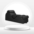 NoirCurve XL Black Sex Chaise Lounge