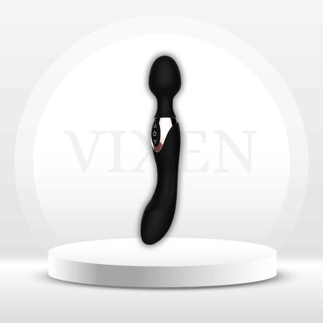 NoirDuo Black Dual Motor Sex Wand