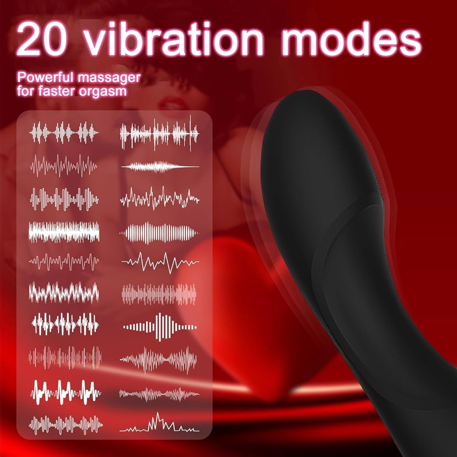 NoirDuo Black Dual Motor Sex Wand