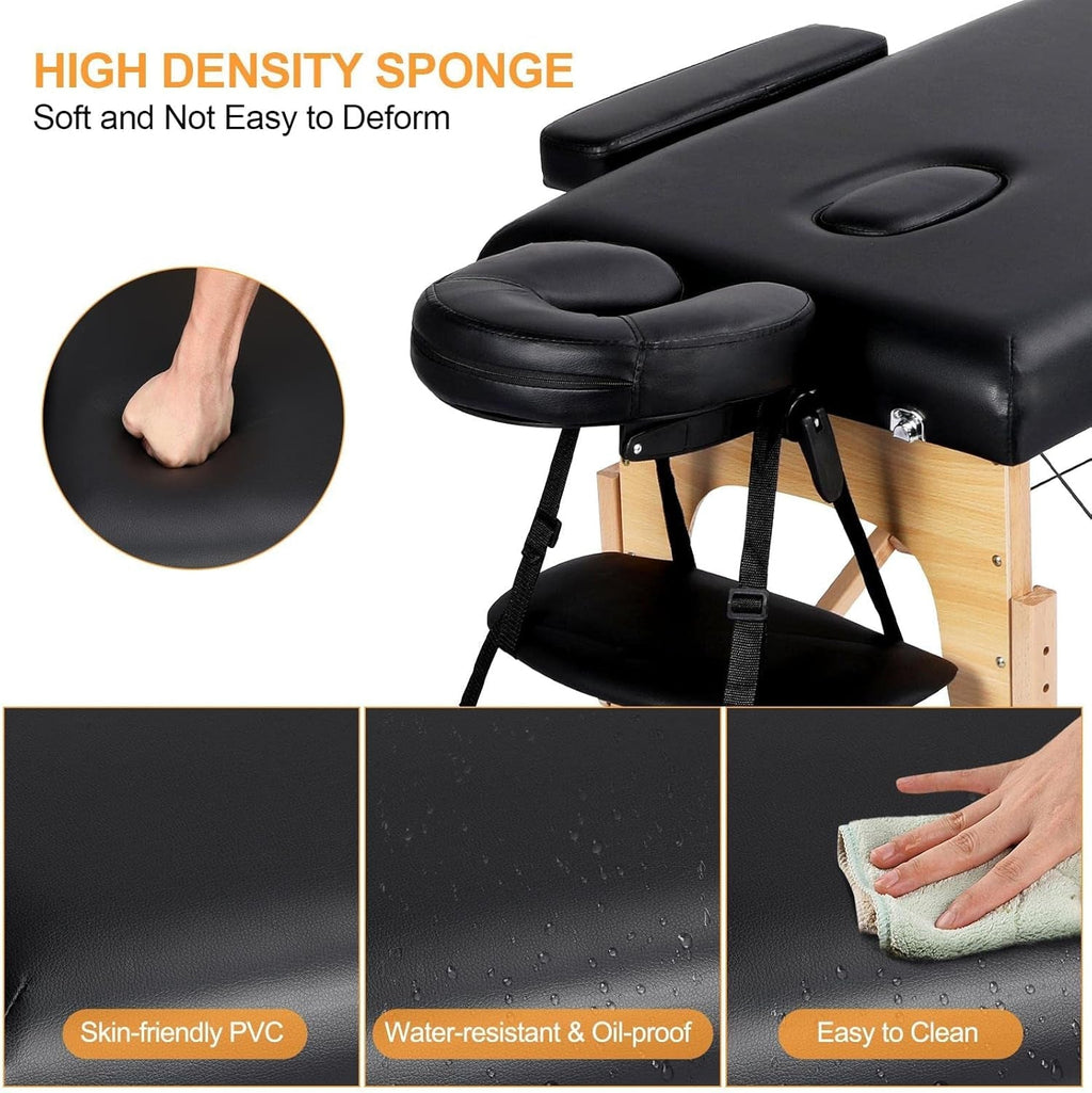 NoirEase Foldable Sensual Massage Sex Table