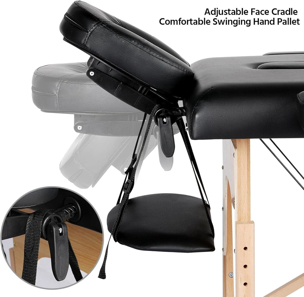NoirEase Foldable Sensual Massage Sex Table