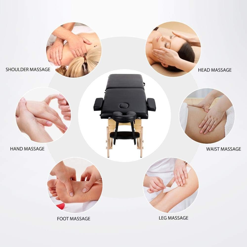 NoirEase Foldable Sensual Massage Sex Table