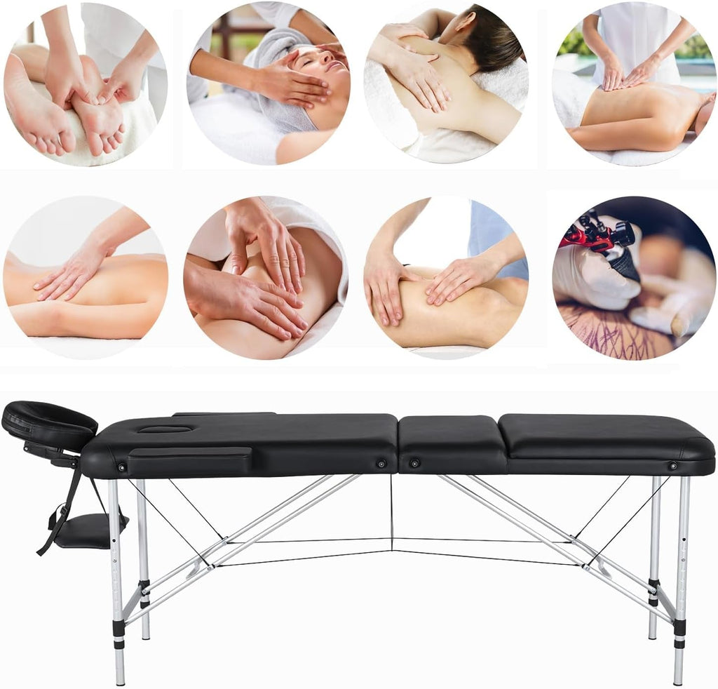 NoirFlex Adjustable Sensual Massage Sex Table