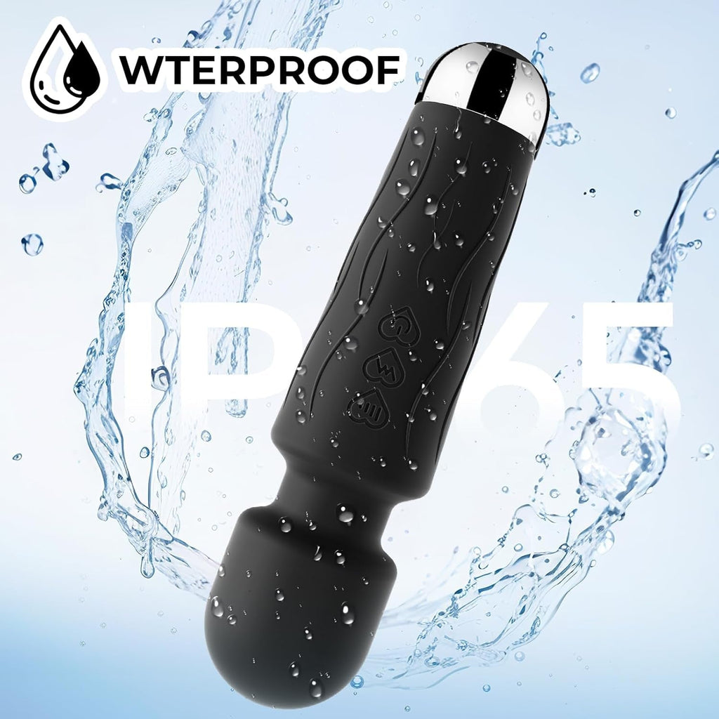 NoirRelief Black Clitoral Wand Vibrator
