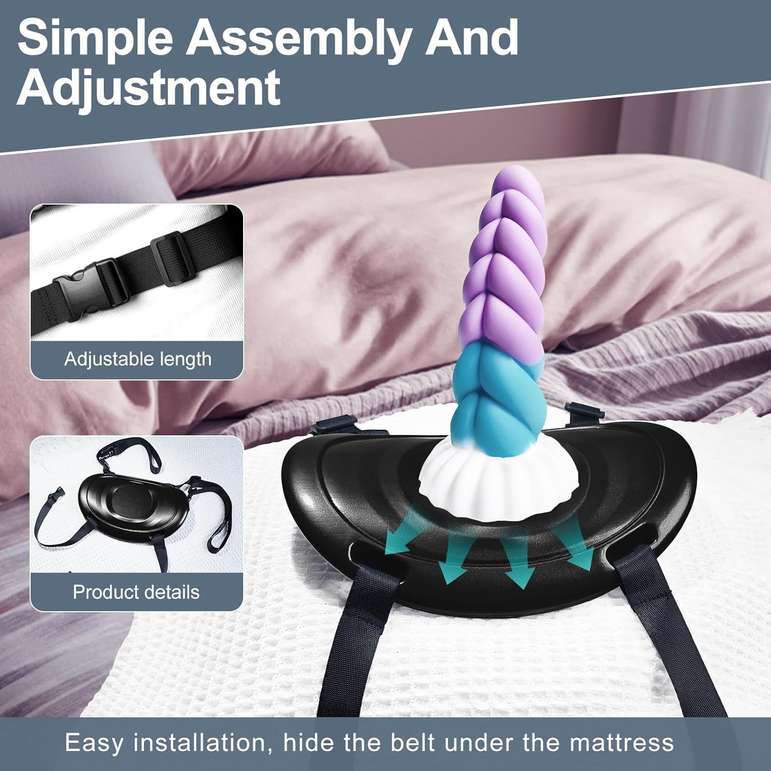 NoirRide Suction Cup Dildo Saddle Mount