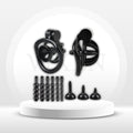 NoirVault Male Chastity Cage Kit