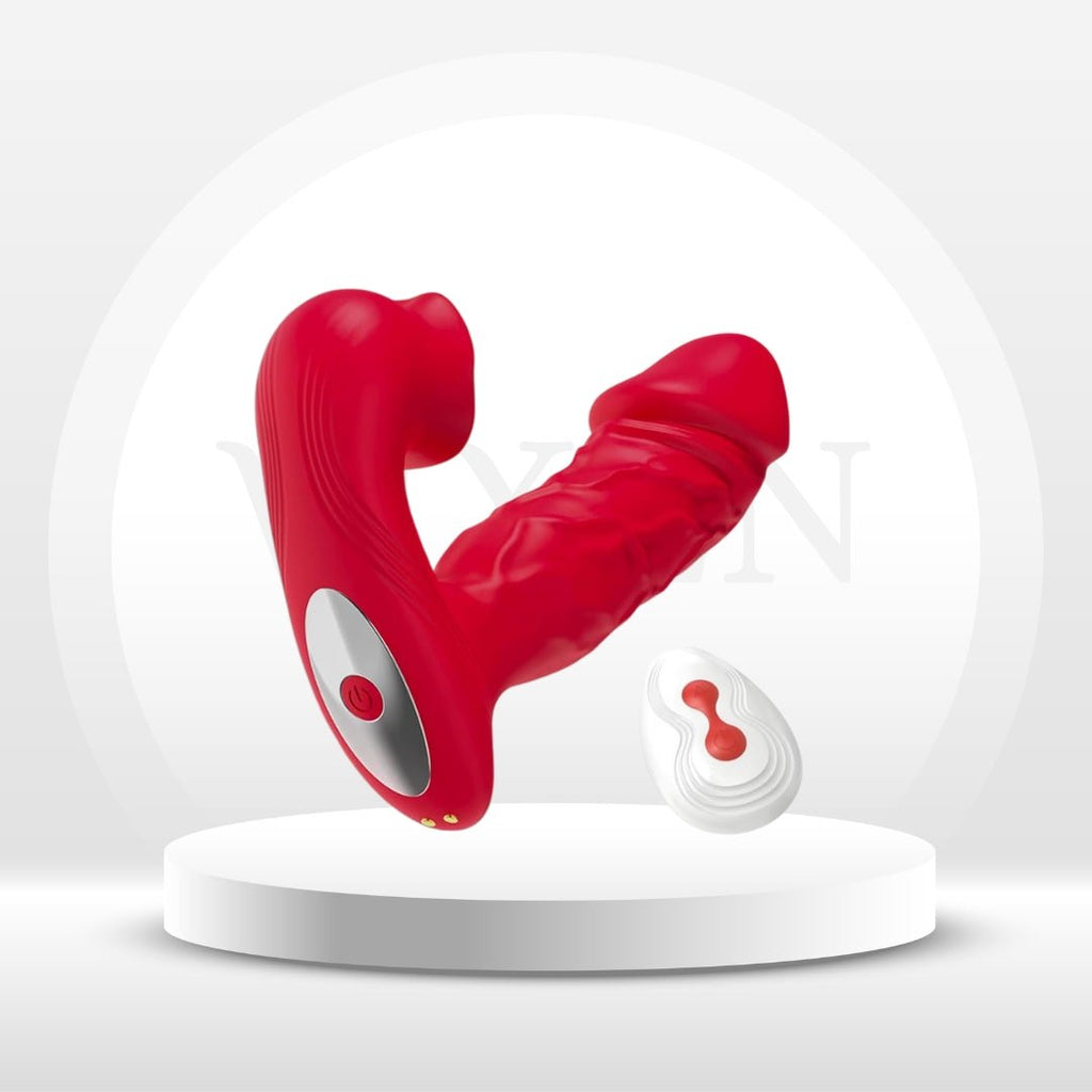 NoirWhisper Thrust & Suck Wearable Vibrator