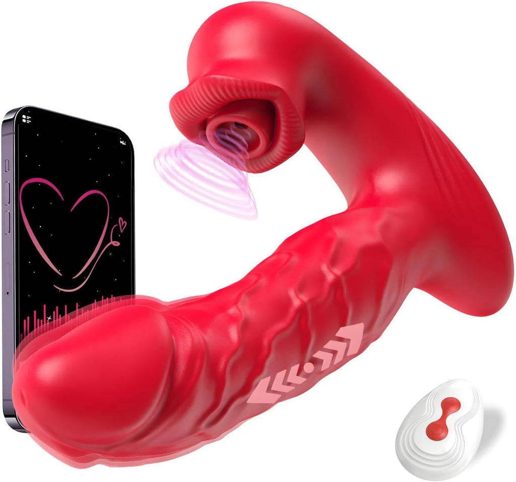 NoirWhisper Thrust & Suck Wearable Vibrator