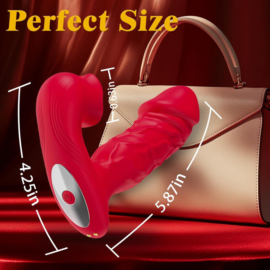 NoirWhisper Thrust & Suck Wearable Vibrator
