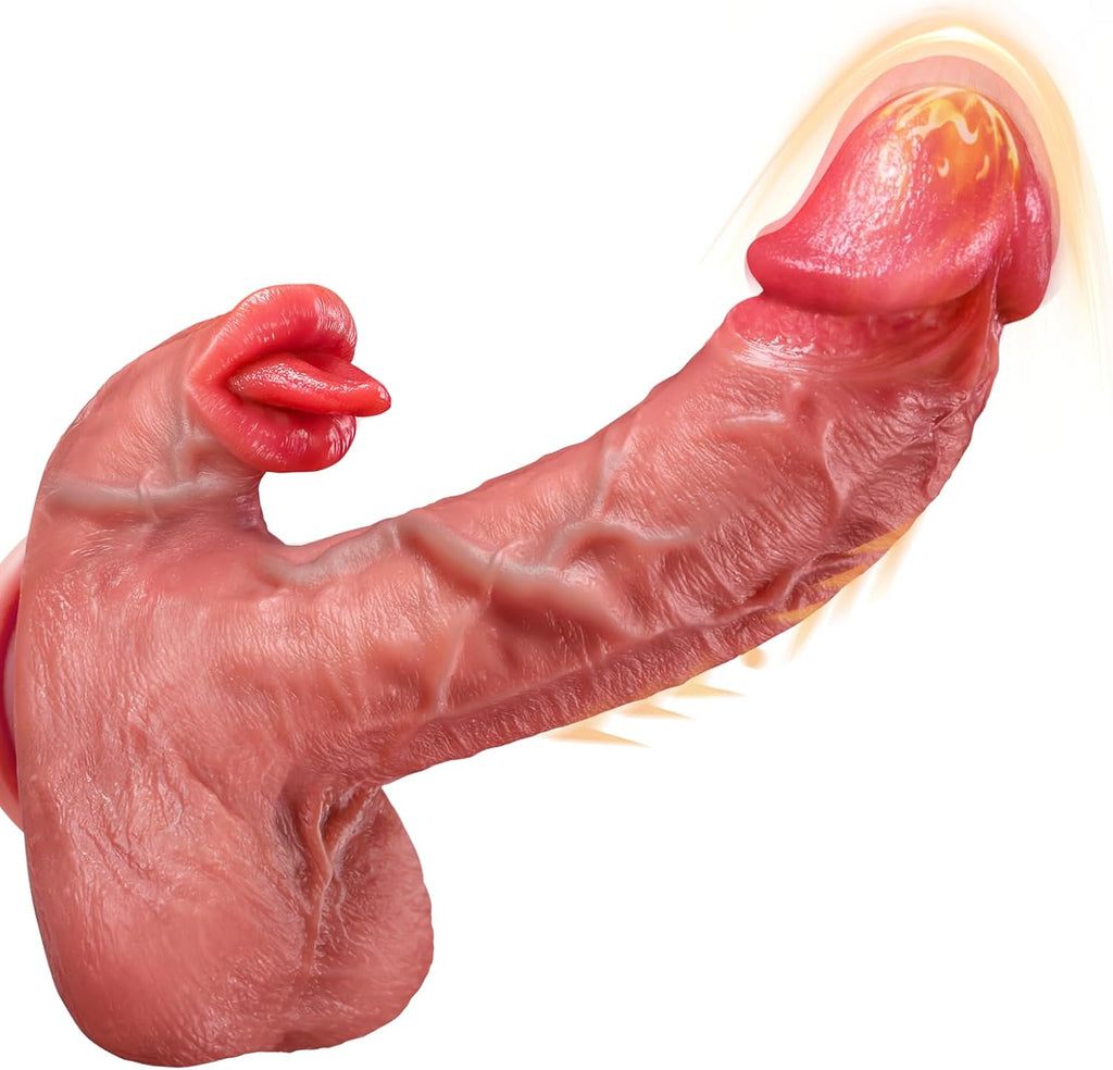 NovaRider Licking Dildo – 5-in-1 Thrusting Vibrator