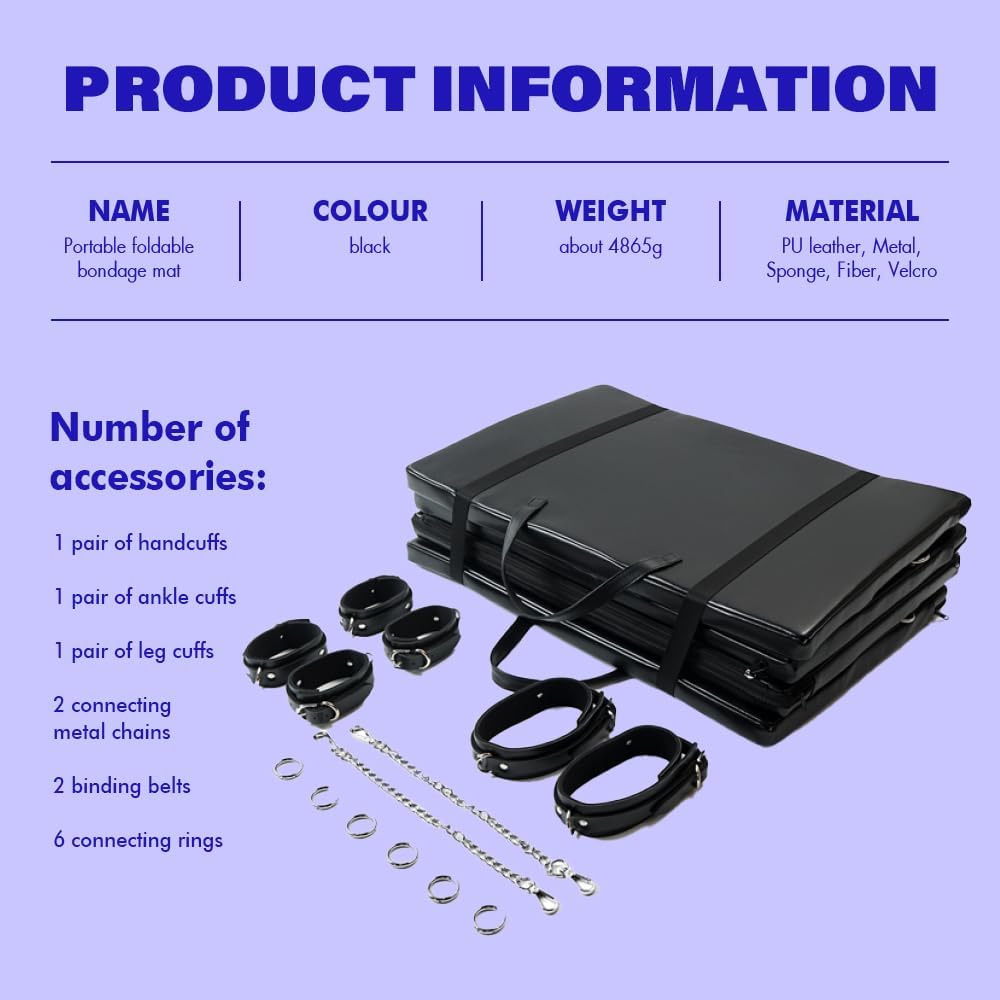 ObeyMat Folding BDSM Bondage Mat
