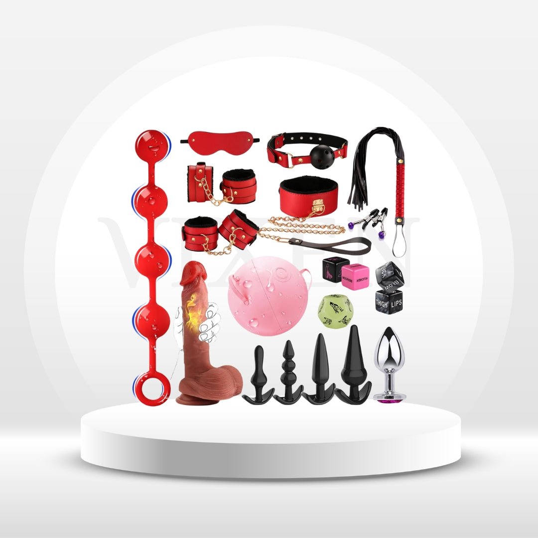 ObsidianBound 20-Piece BDSM & Anal Kit