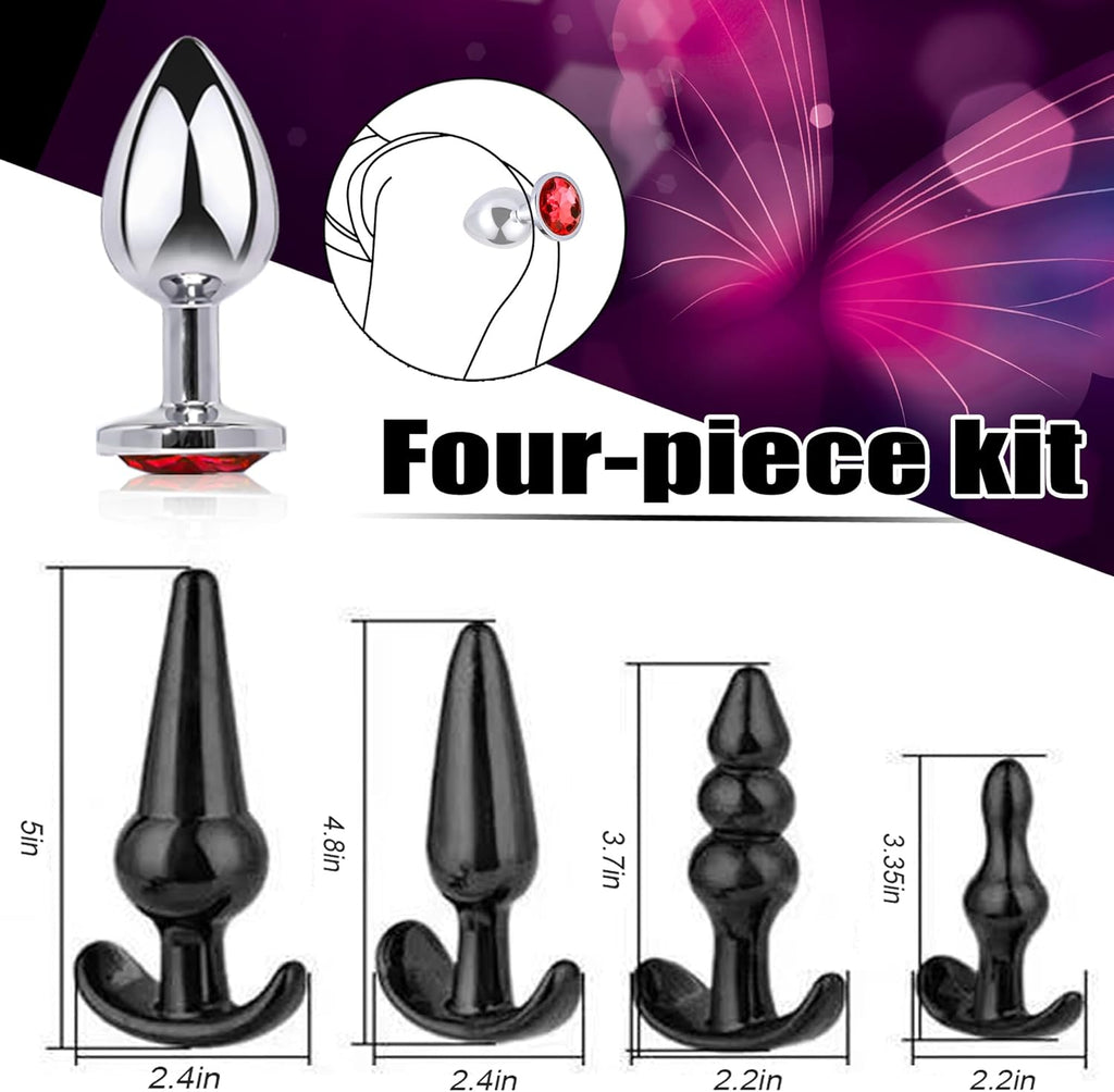 ObsidianBound 20-Piece BDSM & Anal Kit