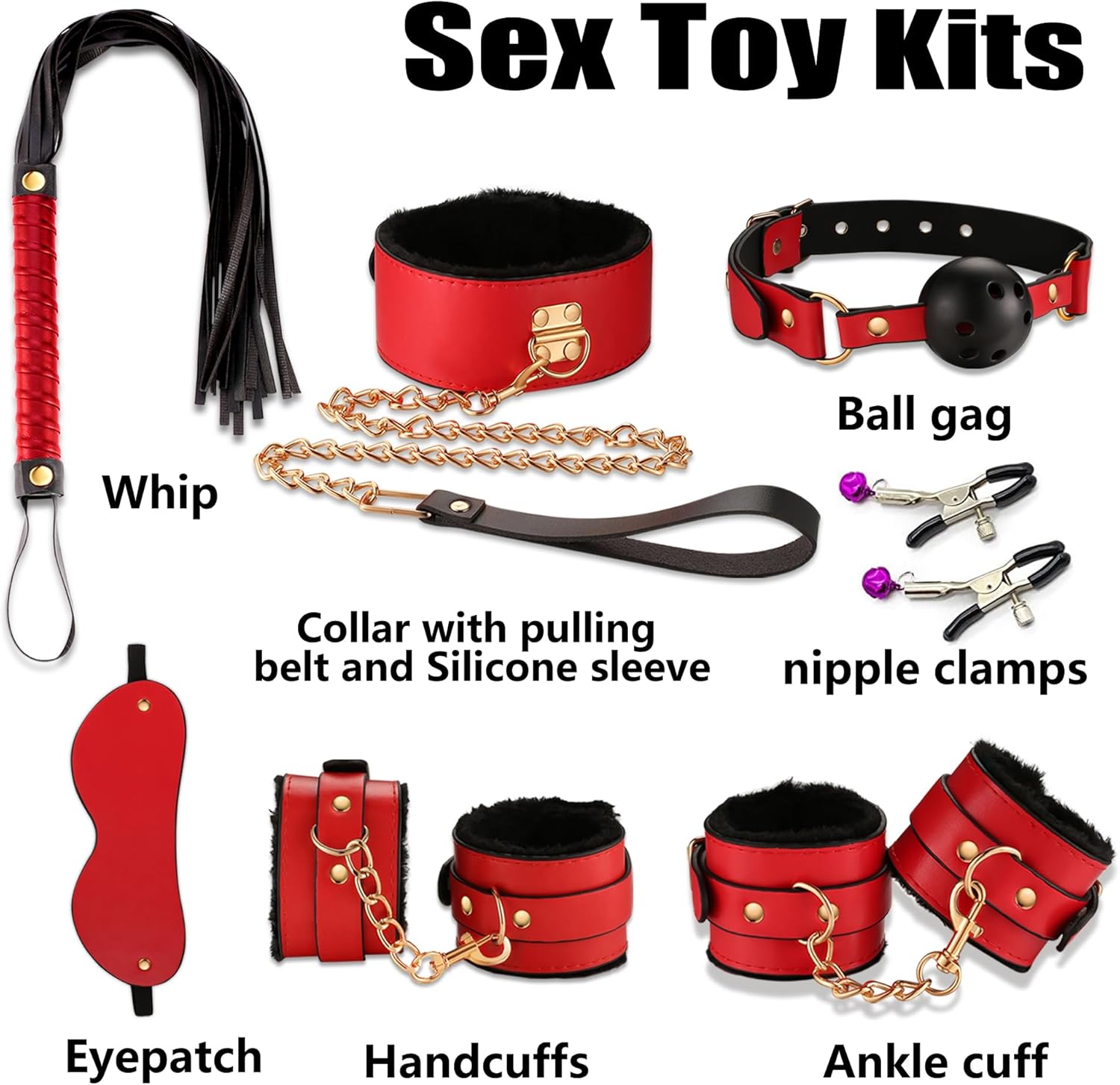 ObsidianBound 20-Piece BDSM & Anal Kit