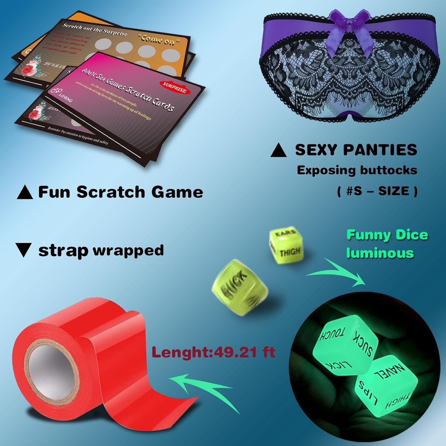 ObsidianDesire 36-Piece Bondage Set
