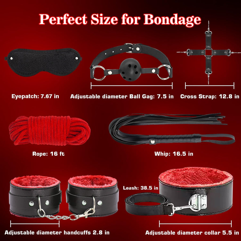 ObsidianEmbrace 12-Piece BDSM Kit