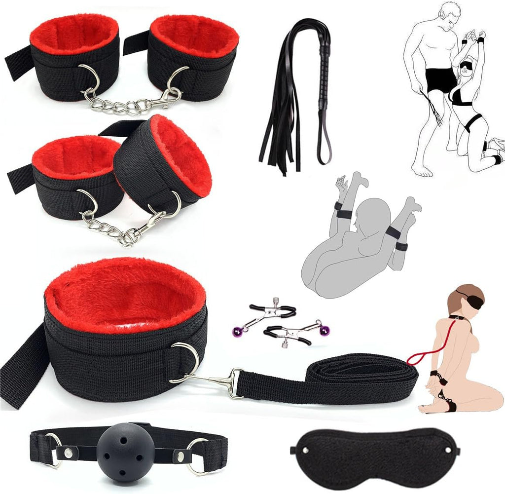 ObsidianLuxe 22-Piece BDSM Experience Kit