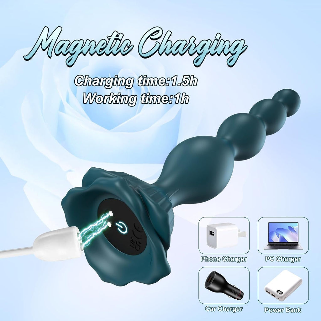 OceanKiss Prostate Massager Vibrator with 9 Modes