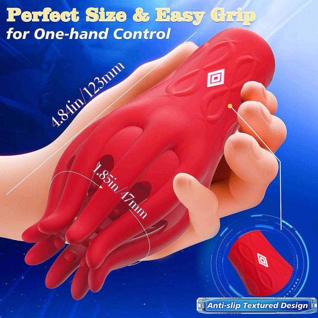 OctaPulse Male 360° Tentacle Vibrator