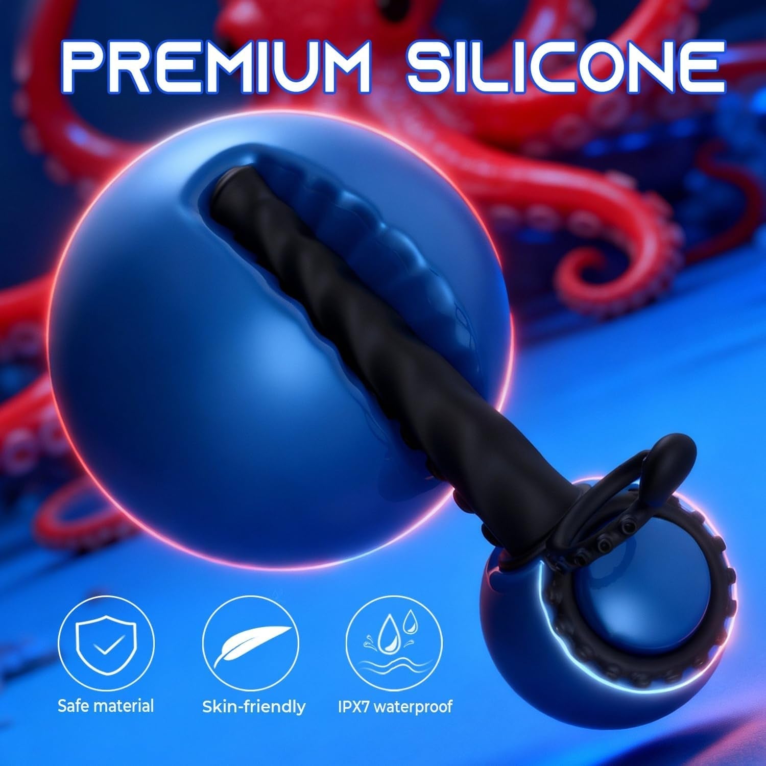 OctoRing 3-in-1 Anal Dildo Cock Ring