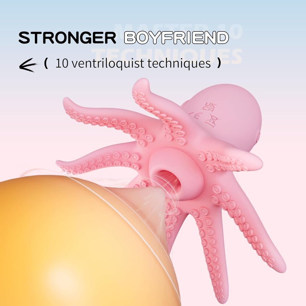 OctoTease Multi-Zone Octopus Nipple Vibrator