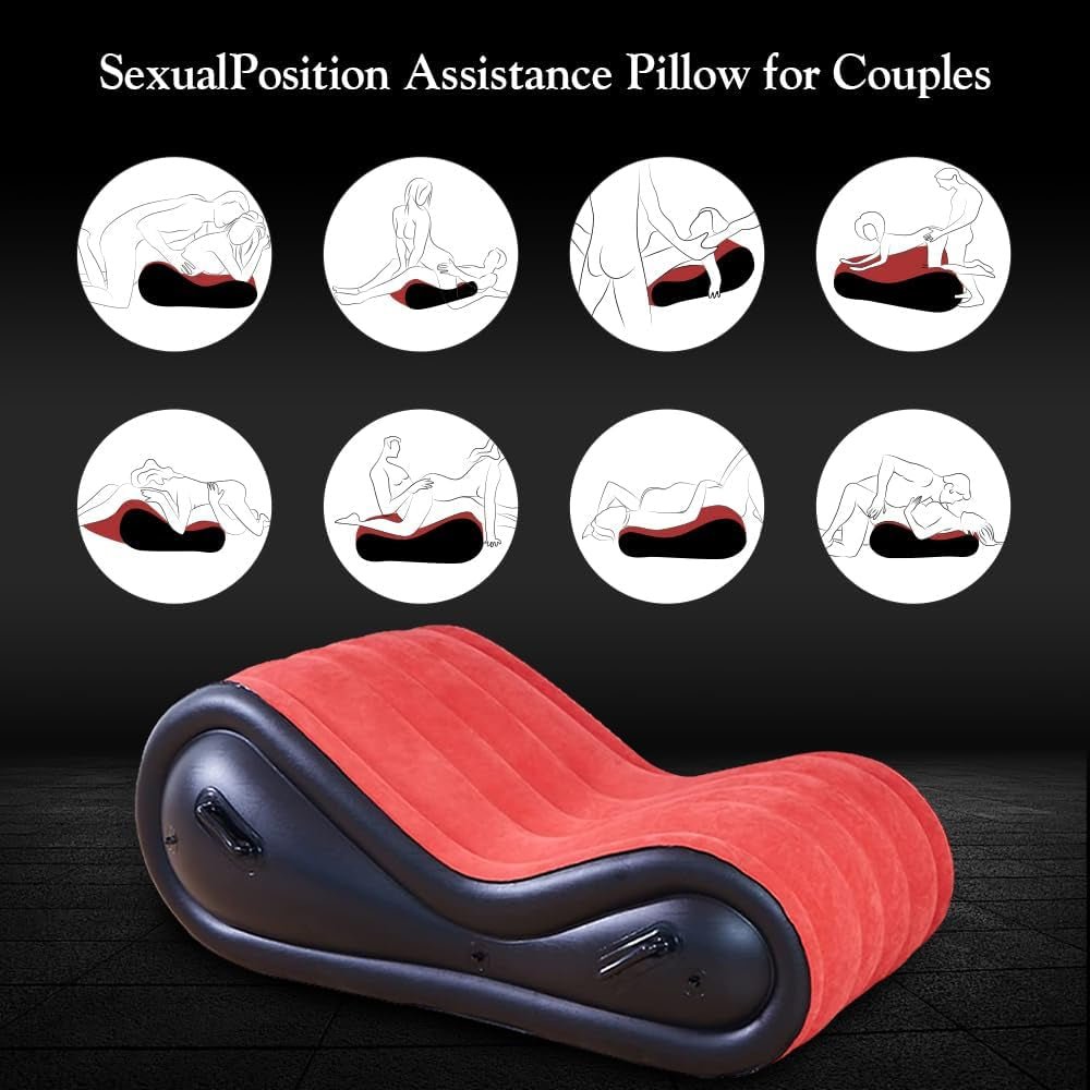 OnyxBond Inflatable Sex Sofa with Cuffs
