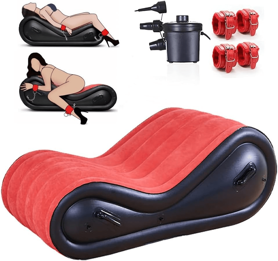 OnyxBond Inflatable Sex Sofa with Cuffs
