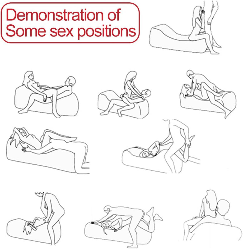 OnyxCurve Inflatable Sex Sofa with Handles