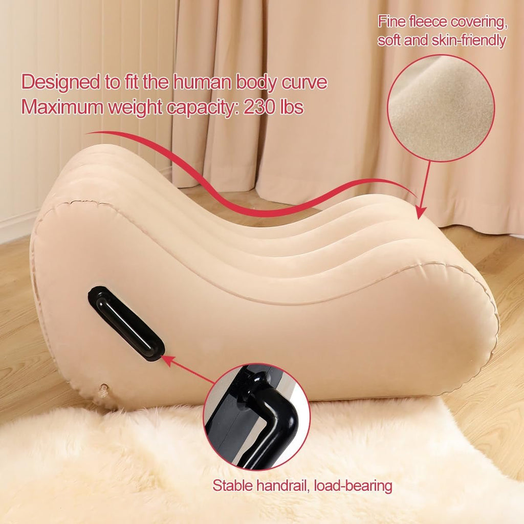 OnyxCurve Inflatable Sex Sofa with Handles