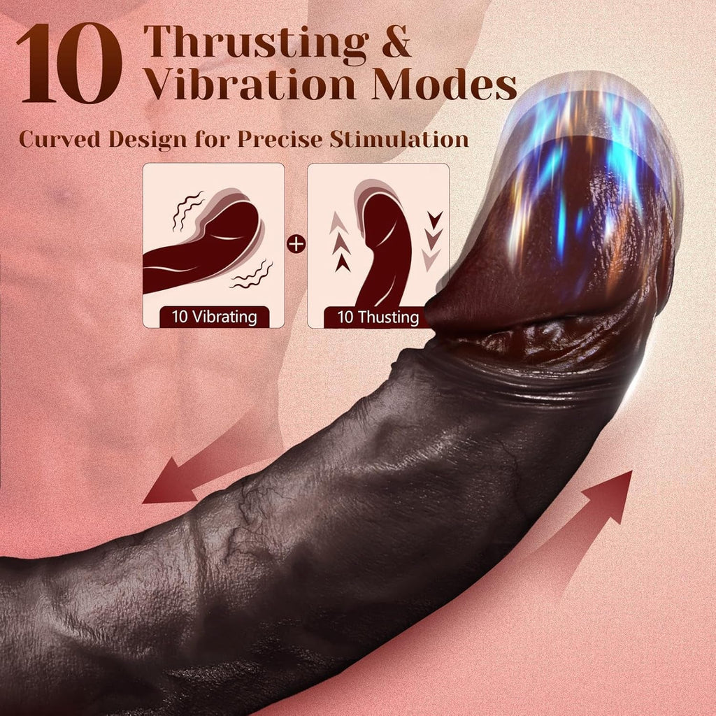 OnyxLick AI Sync Licking Thrusting G-Spot Dildo